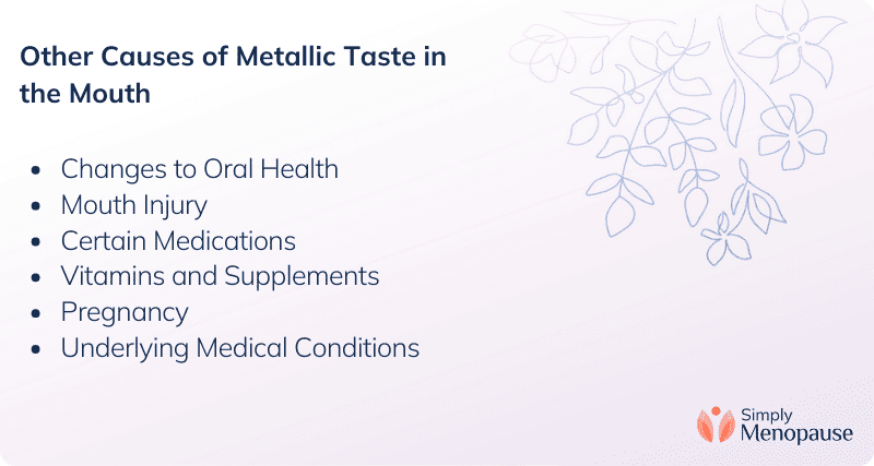 Other Causes of Metallic Taste in the Mouth