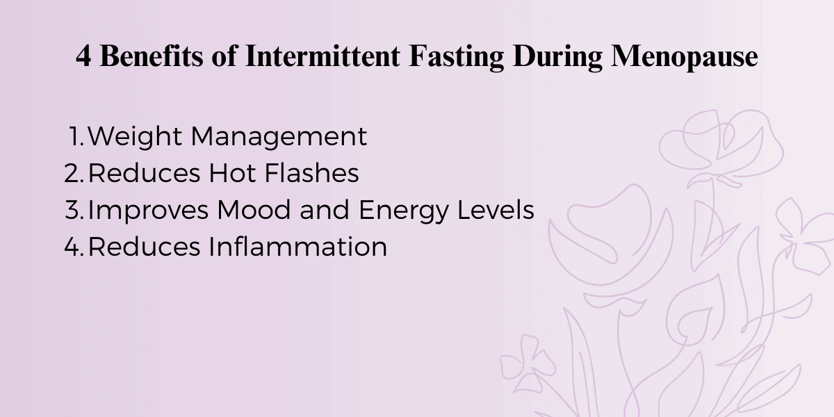 Image showcasing Intermittent Fasting Menopause: 4 Benefits and Tips